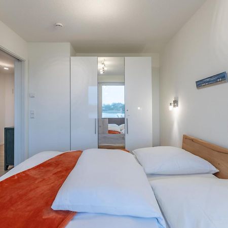 Ferienwohnung "Halligstork" Direkt Am Nordseedeich Mit Blick Auf Den See Nordstrand Exteriör bild