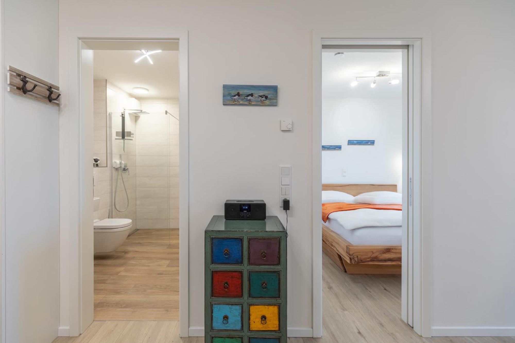 Ferienwohnung "Halligstork" Direkt Am Nordseedeich Mit Blick Auf Den See Nordstrand Exteriör bild