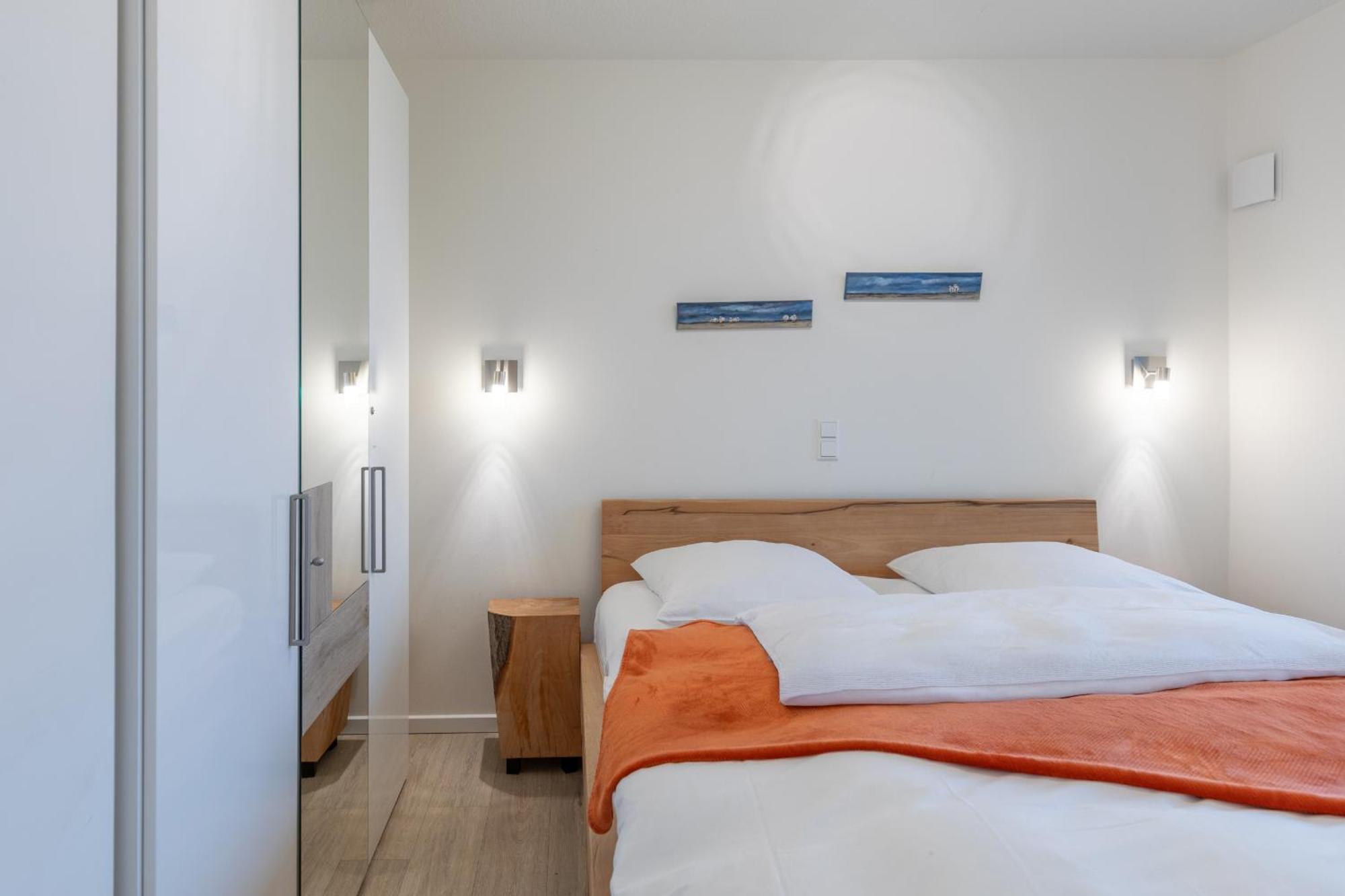 Ferienwohnung "Halligstork" Direkt Am Nordseedeich Mit Blick Auf Den See Nordstrand Exteriör bild