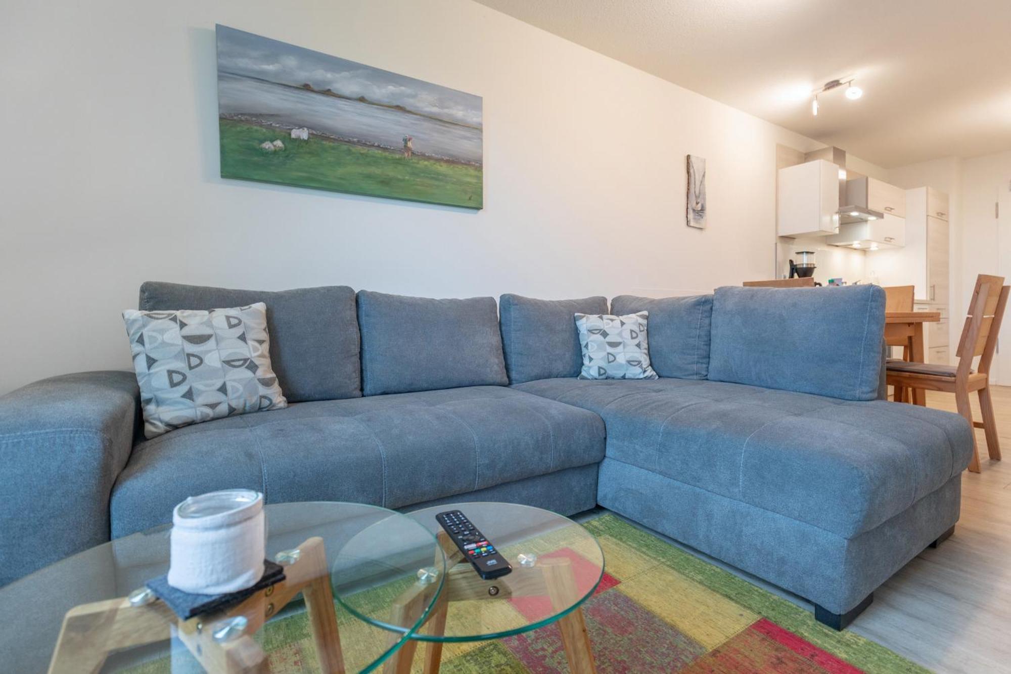 Ferienwohnung "Halligstork" Direkt Am Nordseedeich Mit Blick Auf Den See Nordstrand Exteriör bild